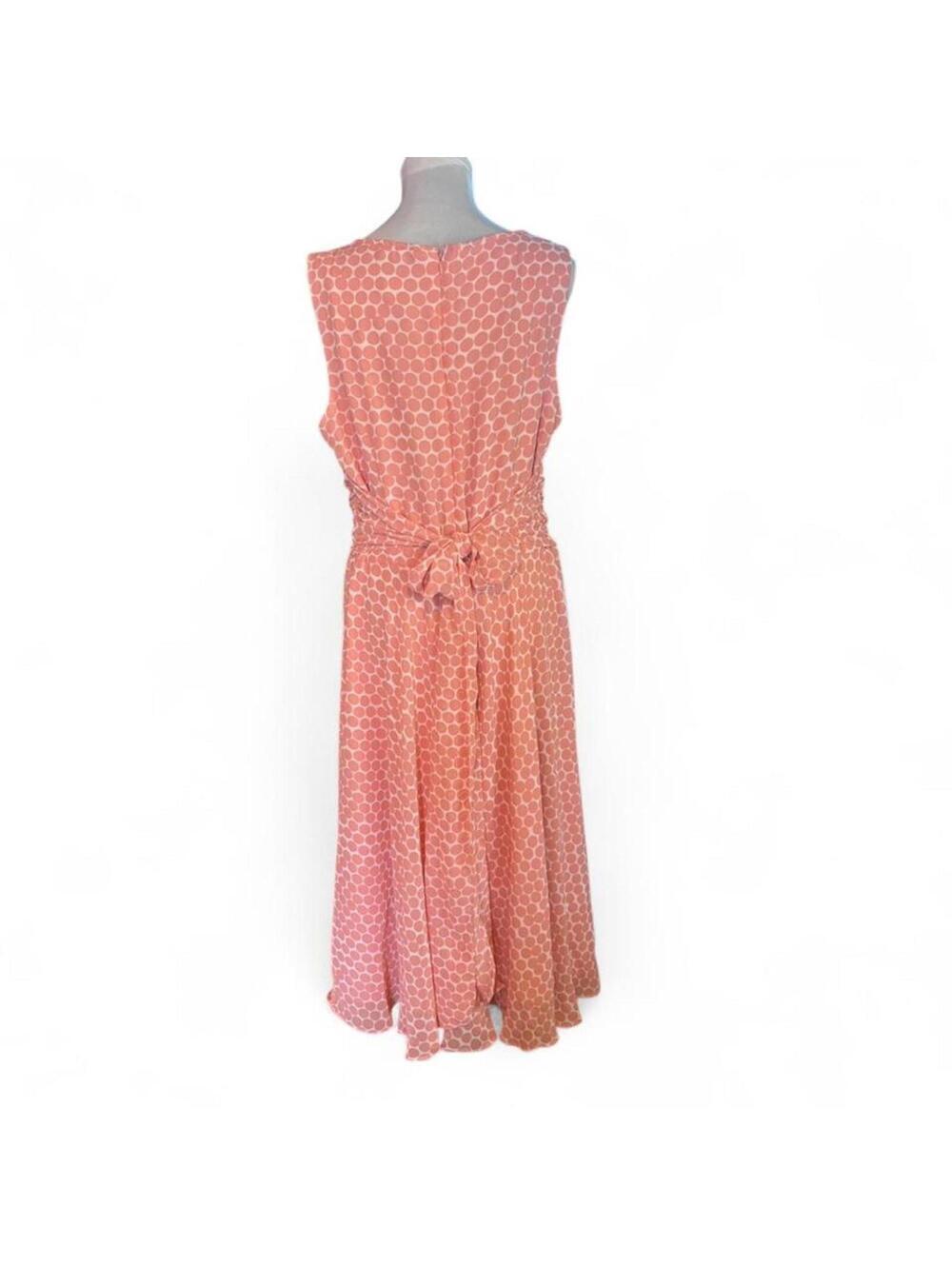 Karin Stevens vintage polka dot maxi dress Size 18 - Picture 5 of 6